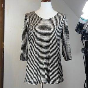 W5 knit tunic with back gathering detail